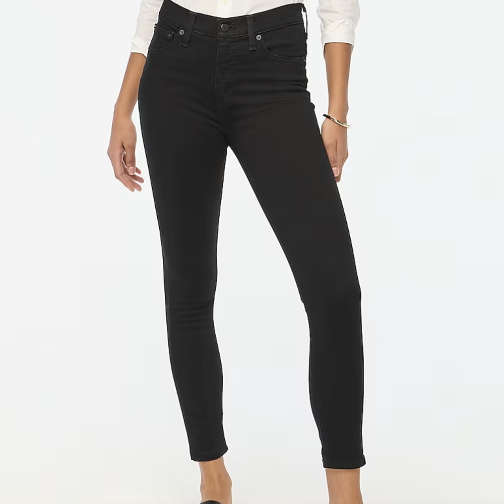 J. Crew Women's Black Skinny Jeans